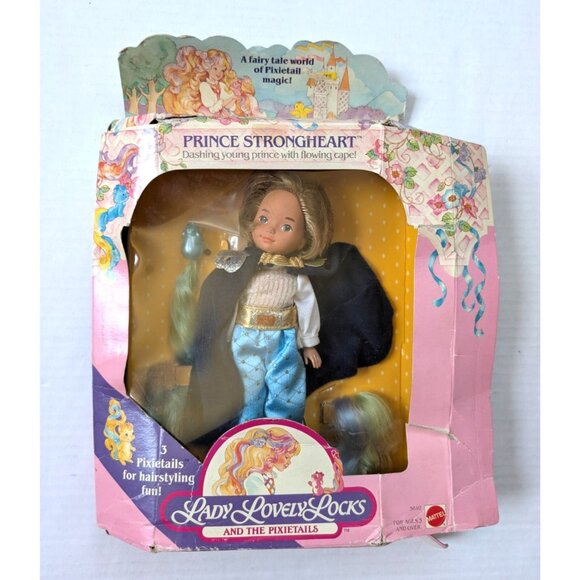 Prince Strongheart Doll Lovely Lady Locks & the Pixietails Mattel 1986 New READ - Picture 1 of 10